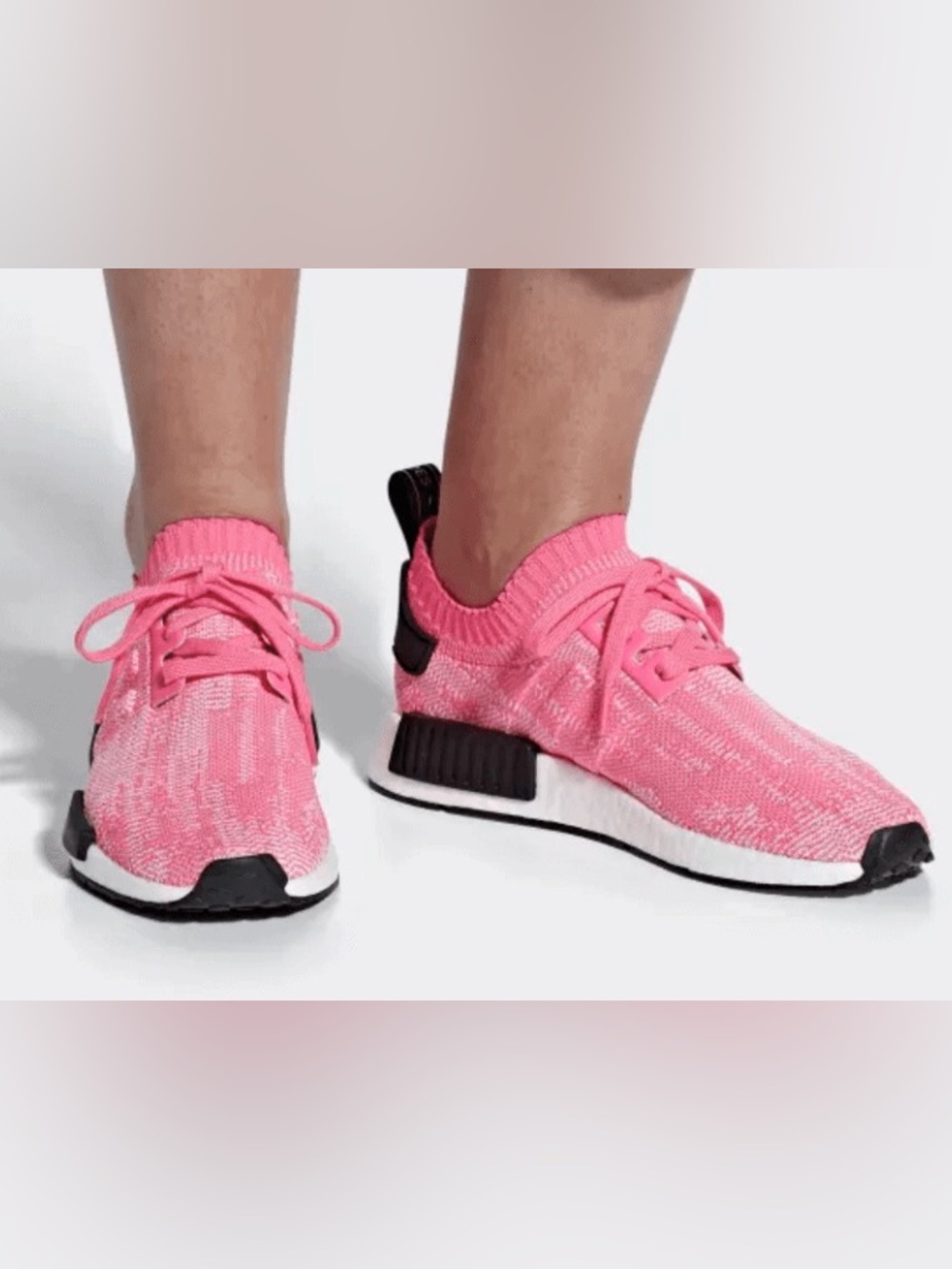 Adidas NMD Runner Solar Pink Primeknit Women's Sneakers